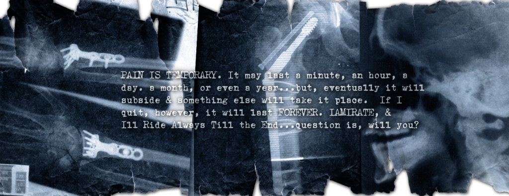 IRATE – I'll Ride Always Till the End