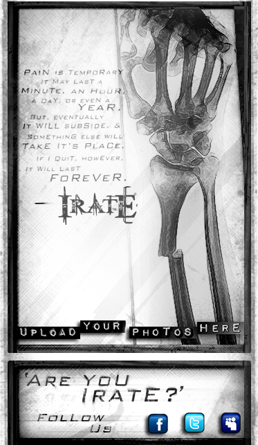 IRATE – I'll Ride Always Till the End